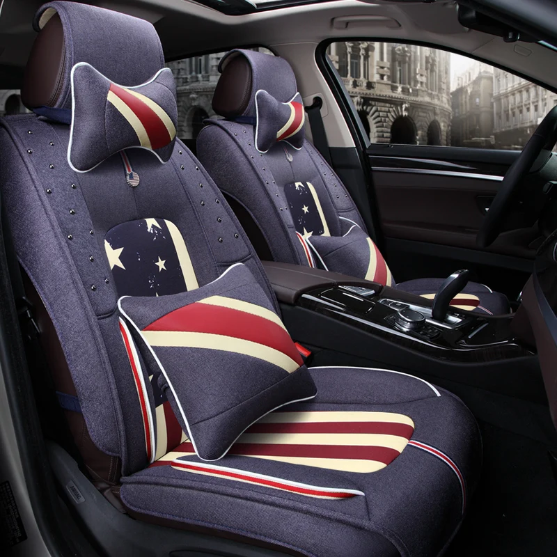 

3D Car Seat Cover Cushion Flax ,Car Styling For Acura ZDX MDX ILX TLX 3D car-styling