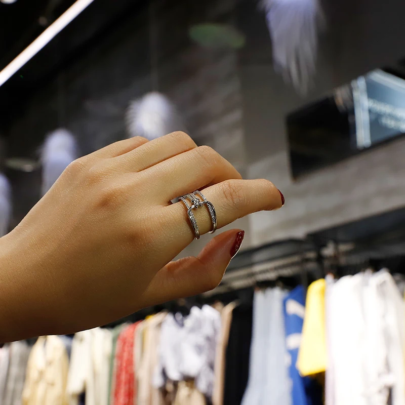 Новое модное многослойное классическое свадебное кольцо ювелирные изделия из