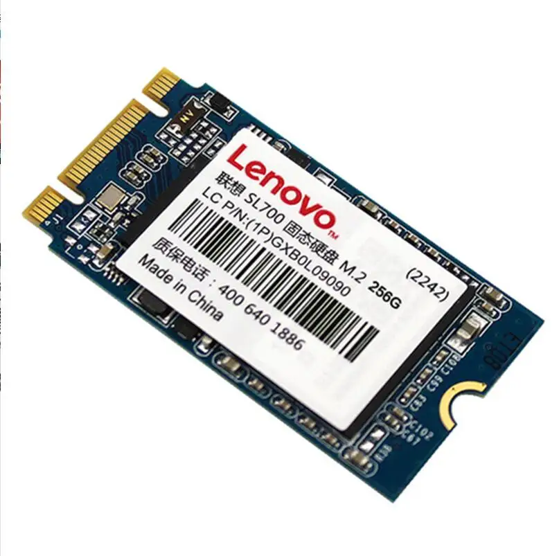 lenovo SSD Внутренний твердотельный диск 256 ГБ 128 Гб жесткий диск NGFF M.2 2242/2280 для ноутбука, настольного компьютера, ПК, игровой компьютер