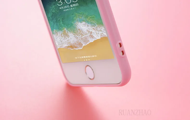 Для iPhone X s Мягкие матовые цветные чехлы для 8 7 6 Plus Силиконовый противоударный