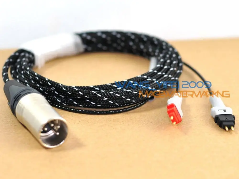 Кабель для наушников Sennheiser HD545 HD565 HD580 HD600 HD650 XLR 4 pin CANNON 5 м|5m printer cable|5m toslink cablecable