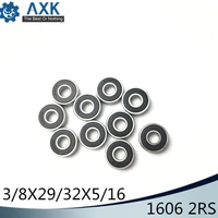 1606 2rs 1607rs 1614rs 1615rs 1616rs 1620rs abec 1 10pcs 38x2932x516 inch miniature ball bearings