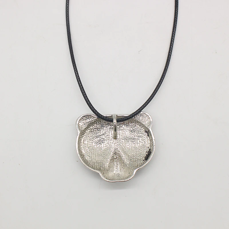 Классический скандинавской мифологии Цепочки и ожерелья Jewelry большой черный медведь голова животного Подвески колье змея цепи Цепочки и ожерелья