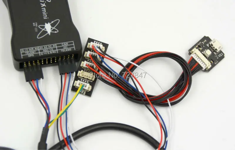 Мини Pixhawk Flight Управление 32bit Pixhawk2.4.6 Мощность модуль Минин Osd 433 мГц телеметрии 7N gps