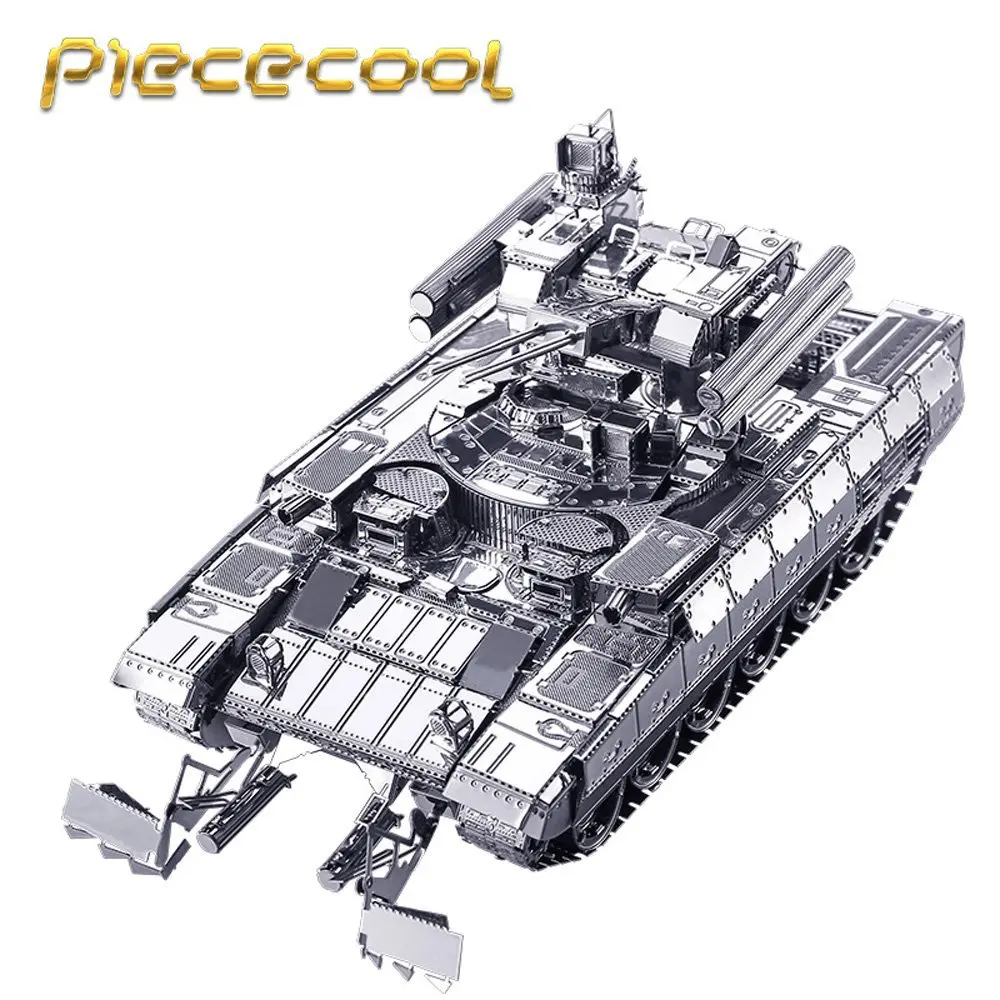 Оригинал Piececool BMPT Танк 3D лазерная резка металлическая головоломка DIY Сборка Пазлы