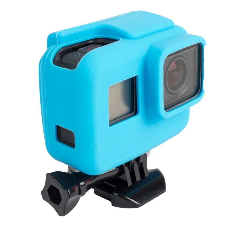 Новый мягкий силиконовый чехол для Go Pro защитный GoPro Hero 5 6 7 Черная Спортивная
