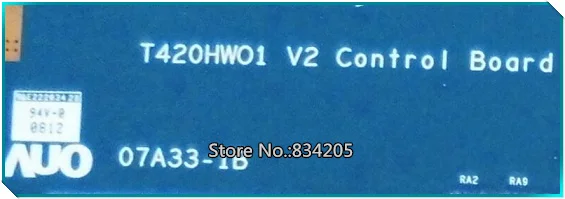 Бесплатная доставка новая версия T420HW01 V2 плата управления 07A33-1B хорошо работает |