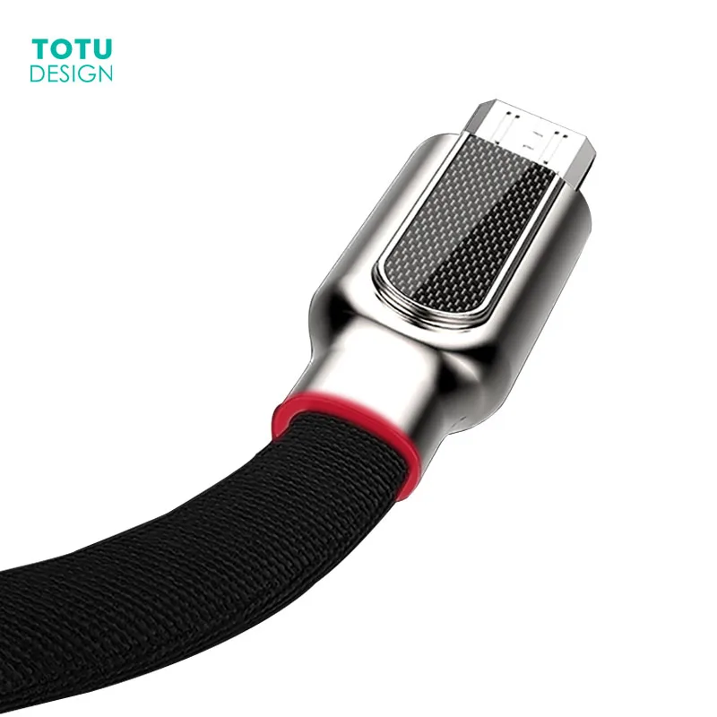 TOTU микро USB кабель для Samsung Xiaomi Huawei 2.4A Быстрая зарядка данных синхронизации Microusb