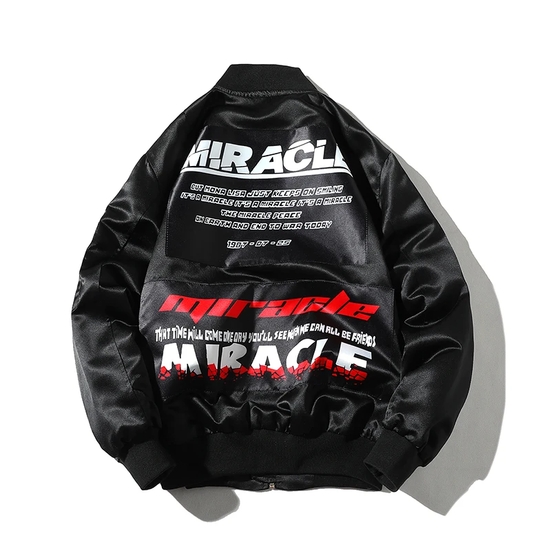 

Hip Hop Windbreaker Jackets Men Spring Autumn Loose Patchwork Zipper Brand Letter Printed Japanese Streetwear Coat for Lover
