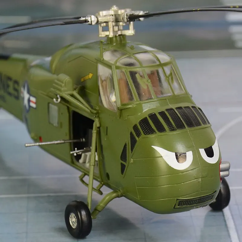 1/72 весы предварительно построенный UH-34D морской конек военный вертолет H-34 хобби Коллекционная готовая пластиковая модель самолета