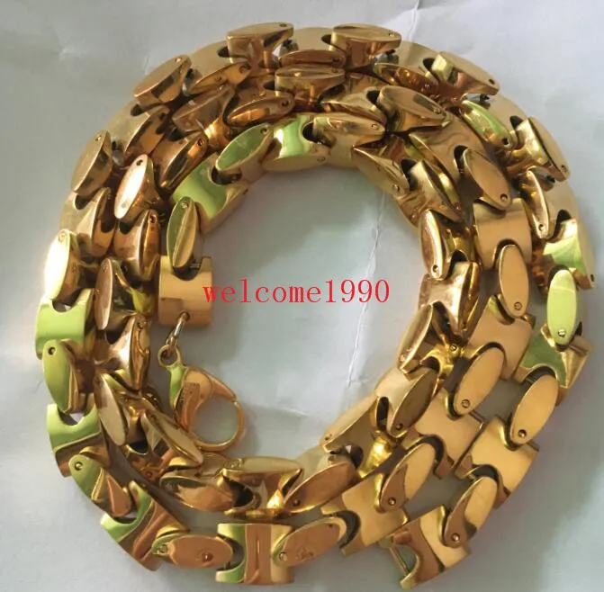 Бесплатная доставка новинка модная цепочка из нержавеющей стали 160 г золота 24