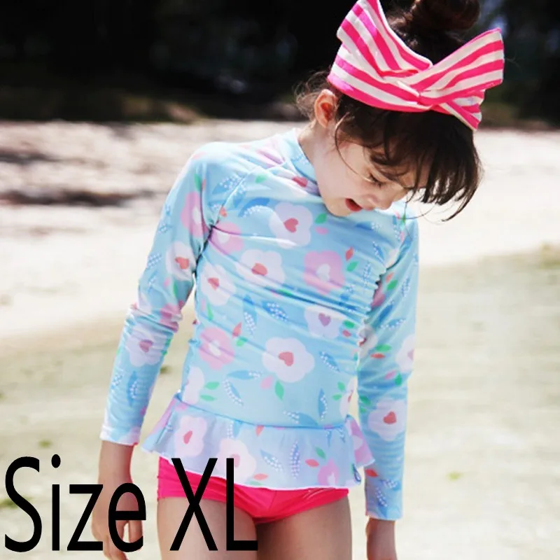 Blue XL Детская одежда для купания; купальный костюм для маленьких мальчиков; детский пляжный костюм из двух предметов; Новая летняя пляжная одежда для купания с рисунком цветов и звезд - Цвет: Blue XL