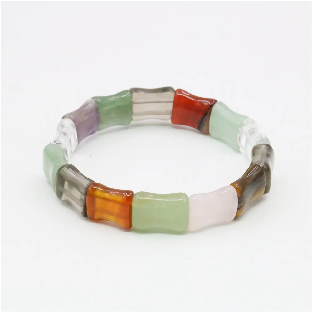 Multicolor Crystal Bracelet Jades Tiger Eye Natural Stone Women Girl Gifts DIY Hand Made Ornaments Fashion Jewelry Making Design | Украшения