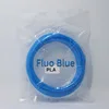 Fluo-Blue Aokin 10 метров PLA 1,75 мм нити печатные материалы пластик для 3d принтера Ручка нити заправки 3D печать волоконная нить - Цвет: Fluo-Blue