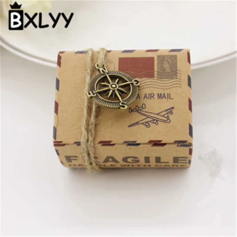 Лидер продаж винтажная коробка для конфет BXLYY из крафт бумаги 10 шт. Подарочная