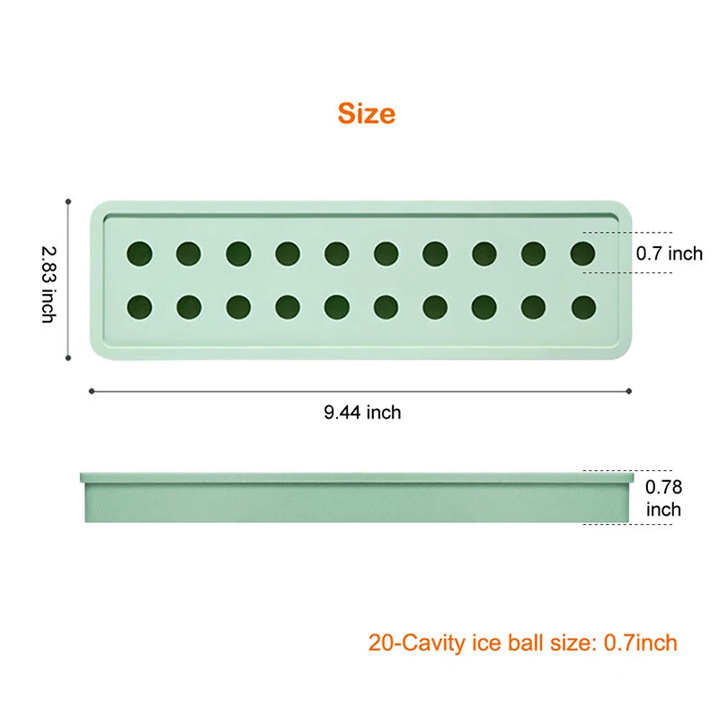 Маленькая силиконовая Сфера форма для льда Круглый Кубический поднос напитков