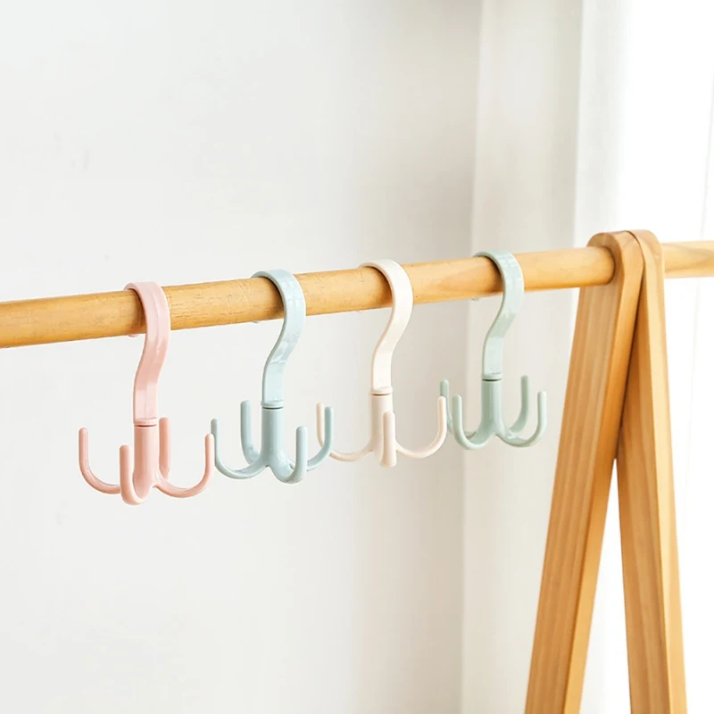 

Multifunctional Home Drying Racks Rotatable Hook Hanger Laundry Rack For Clothes Scarf Hat Socks Wardrobe Storage Hangers