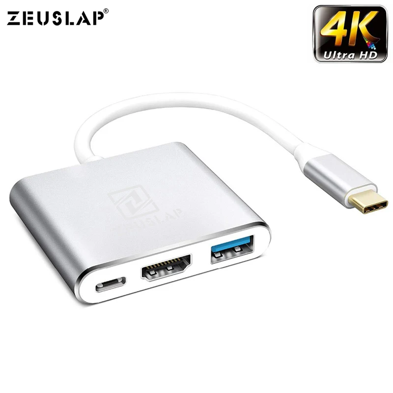USB 3. 0 Type-C к HDMI Hub адаптер 4K для Mac Air Pro Huawei Mate10 Samsung S8 Switch Type C | Компьютеры и офис