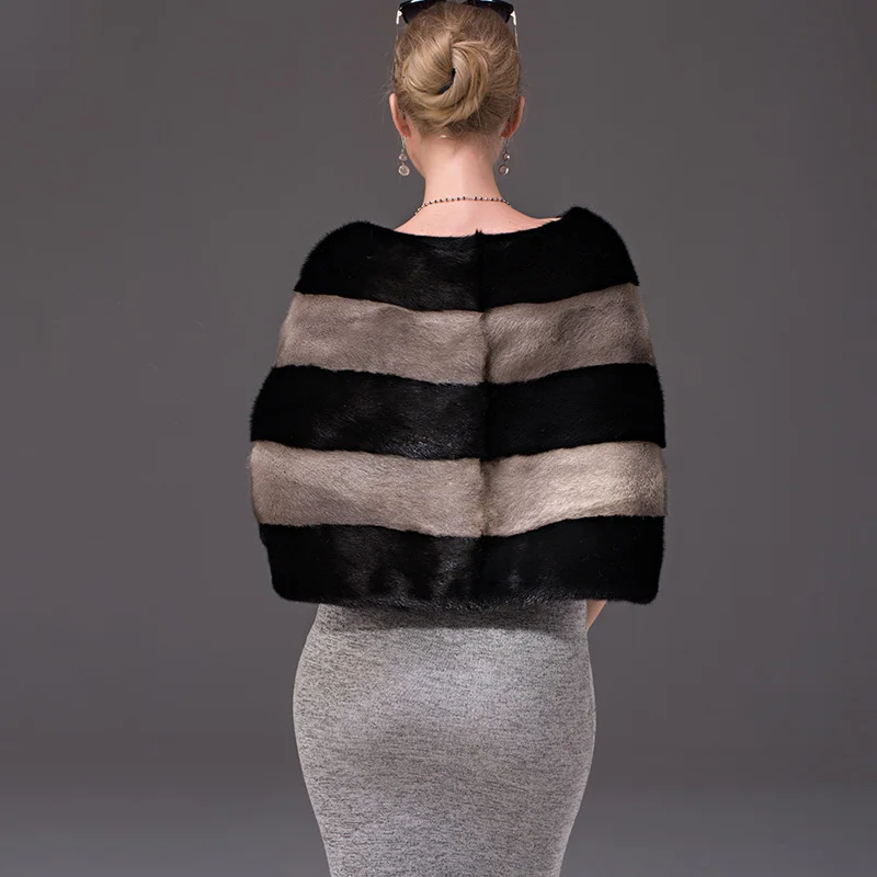 Большая скидка | Черная 100% натуральная Шуба из натурального меха норки женская