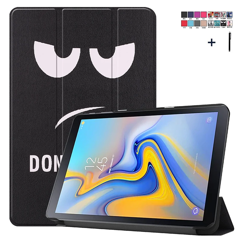 Кожаный чехол с откидной крышкой и принтом для Samsung Galaxy Tab расширенный 2 10 1 дюйма