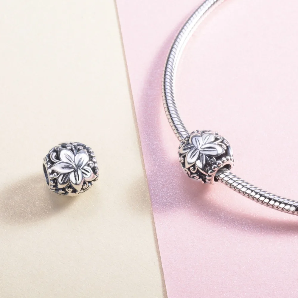 2019 юдора 925 пробы Серьги-подвески с цветочным украшением из чистого талисманы