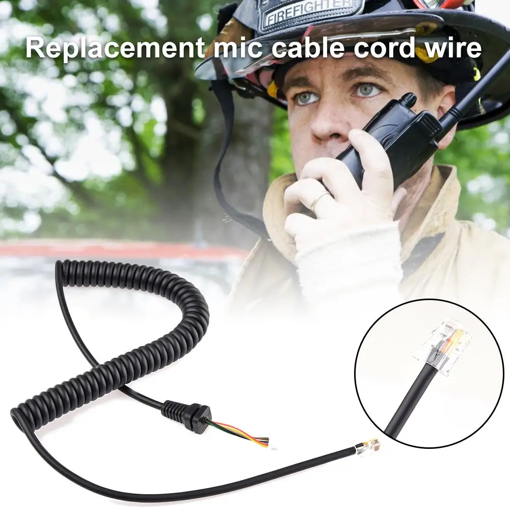 Кабель Mic для YAESU MH 48A6J FT 7800 8800 8900 7100M FT7900R|Запчасти и аксессуары раций| |