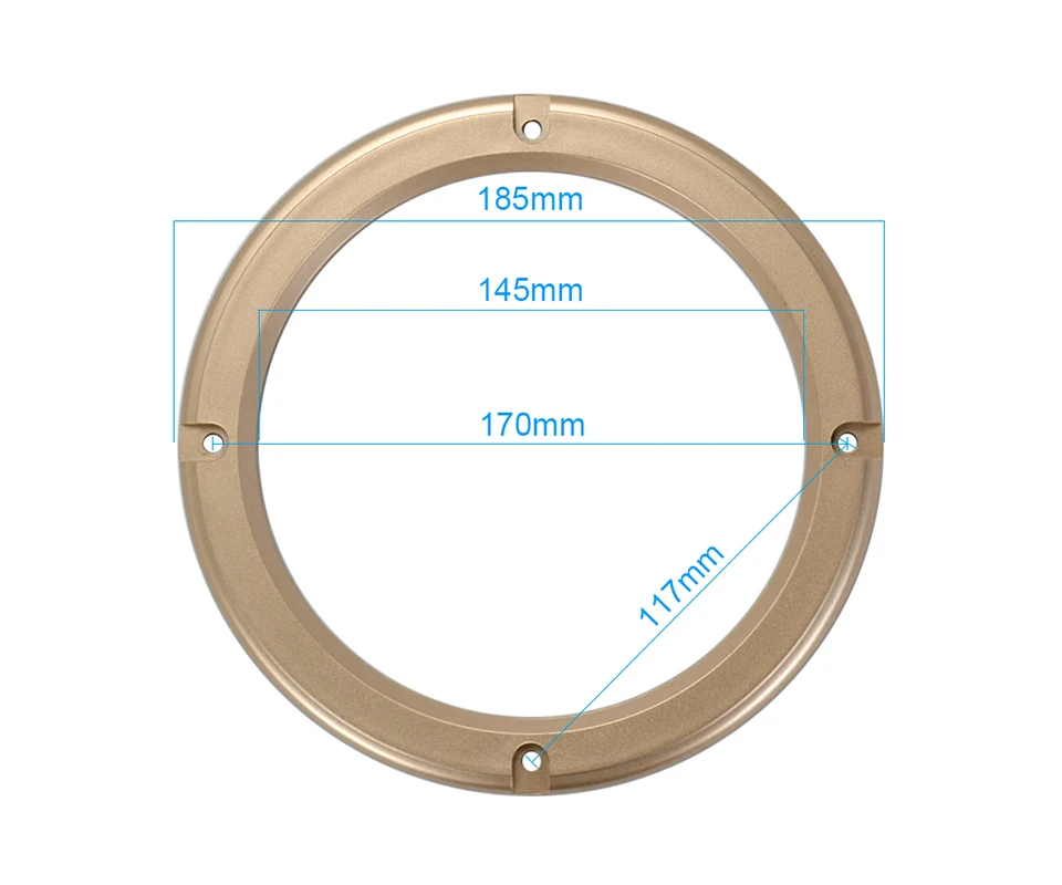 6.5 Inch AIYIMA 2 шт. аудио Динамик s Altavoz prtatil Защитная крышка 4/5/6,5 дюймов Защитная сетка решетки DIY автомобиля Динамик колонка - Цвет: 6.5 Inch