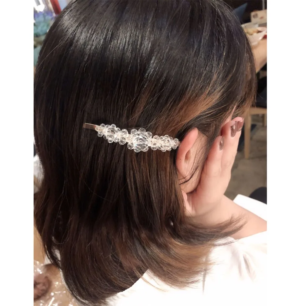 Женская заколка для волос с жемчугом и кристаллами MISM свадебная популярный