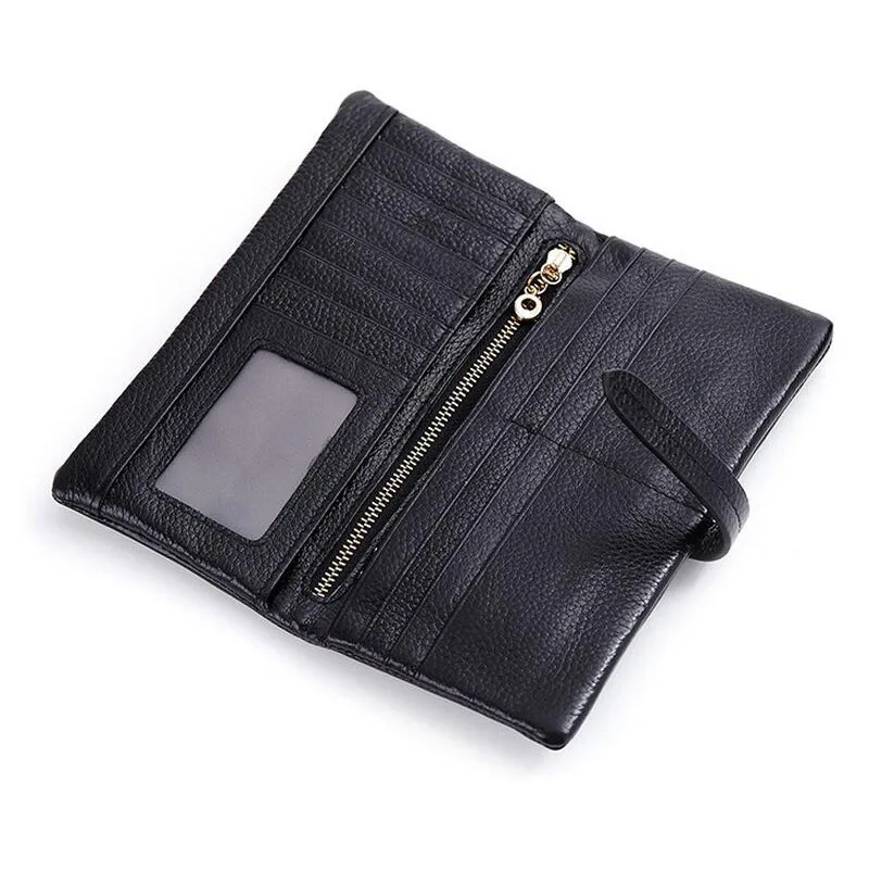Женский кожаный кошелек Длинный из натуральной кожи|wallet craft|wallet passportwallet cover |