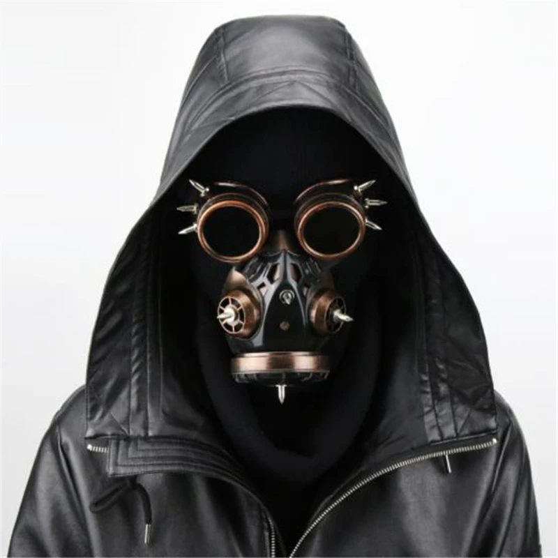 Halloween Cosplay Steampunk Retro Windshield Gas Mask COS Anime Props Gifts For Men And Women | Тематическая одежда и