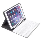Портативная клавиатура Bluetooth с тонким чехлом из ПУ + ТПУ для iPad Air 2 Pro 9,7, новинка 2017 2018, откидной Чехол 100 шт.лот