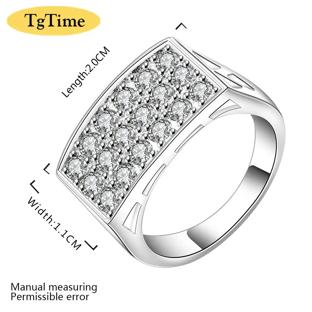 925 silver ring high quality Nickle free antiallergic R553-8 Silver plated new design finger for lady Cyber Monday | Украшения и