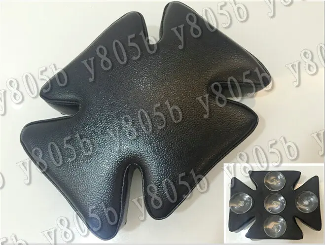 Крестовая Кожаная подушка заднего сиденья 5 присоска для Honda Shadow Spirit Sabre Aero ACE Steed VLX