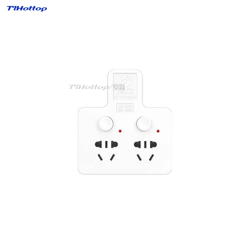 3 in1 белый стены 3Pin AC мощность зарядное устройство Outlet разъем для конвертера, адаптера с выключателем, 1 шт