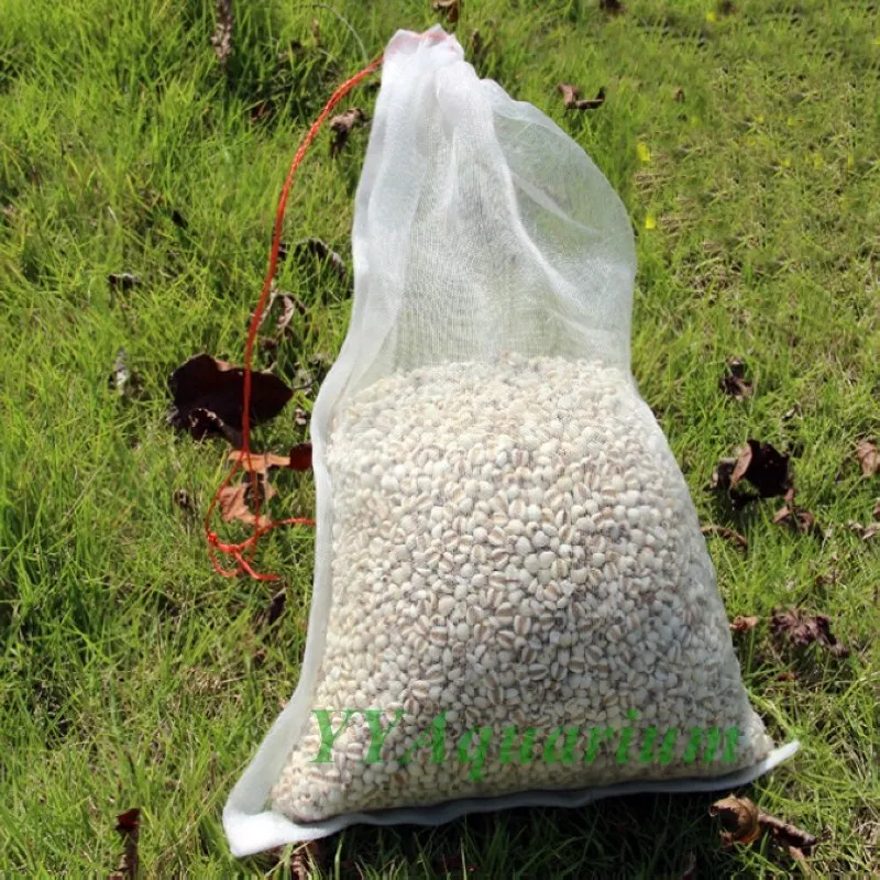 Нейлоновый сетчатый мешок белый для пищевых продуктов зерен кукуруза фильтр