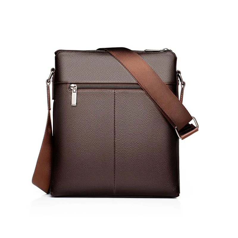 Brown Briefcase Bolso hombre maleta sacoche homme laurce бизнес sac роскошный кожаный портфель для ноутбука сумка-мессенджер lo mas vendido Офисные Сумки для мужчин - Цвет: Brown Briefcase