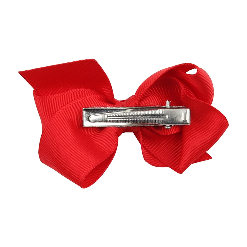 Бутиковая лента HairBow Летний стиль для детей ручной работы заколка для волос банты для детей Твердые Заколка Для Девочек 502