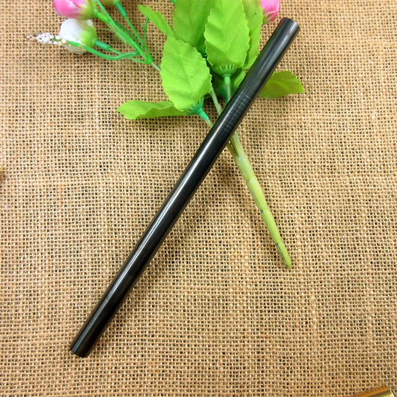 10 шт. Металл Прямо 12 мм трубочкой черный экологичный Нержавеющая сталь с Радуга