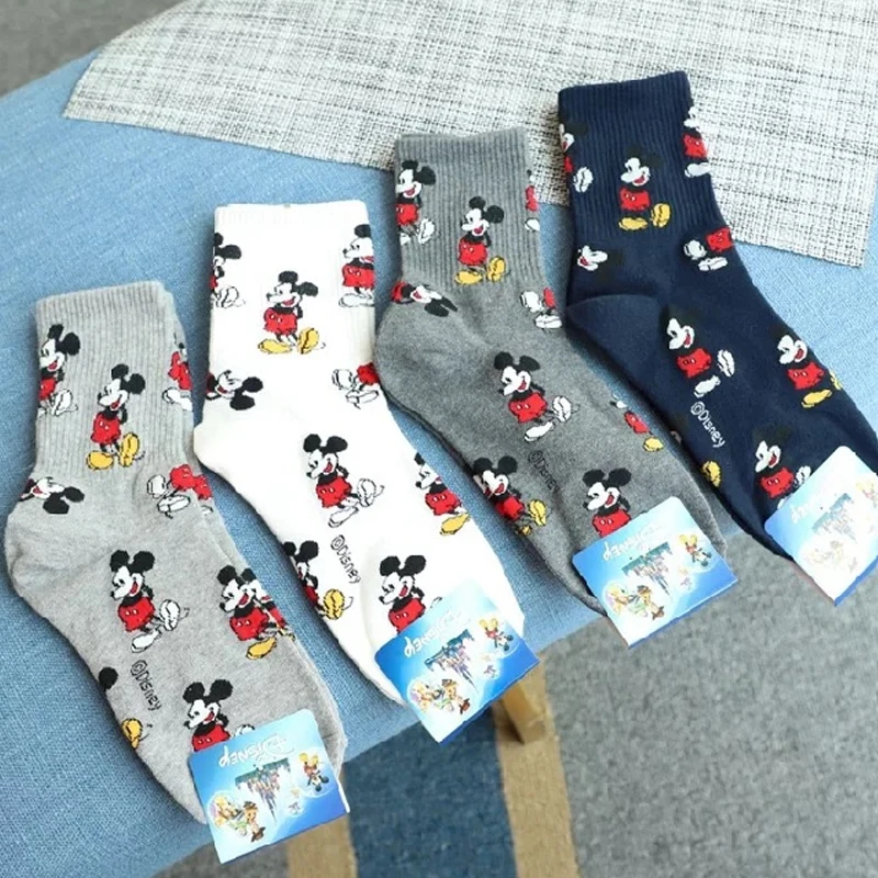 Disney Kids/носки с Микки Маусом для мальчиков и девочек хлопковые носки тапочки сезон