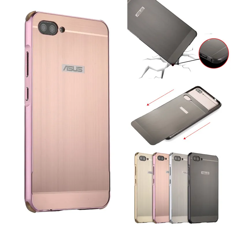 Чехол Для Zenfone 4 Max ZC554KL с металлическим покрытием чехол матовой задней крышкой