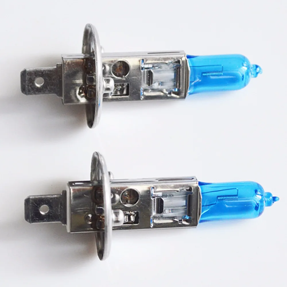 Hippcron 12V 55W H1 ксеноновый темно-синий 5000K кварцевый стеклянный супер белый