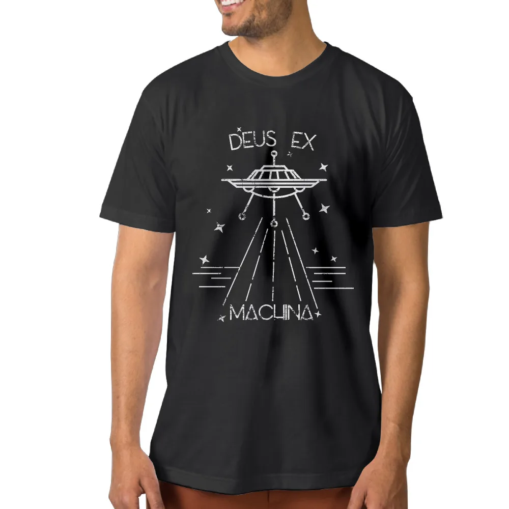 Человек Deus Ex Machina круглый Средства ухода за кожей Шеи человек футболка o модные