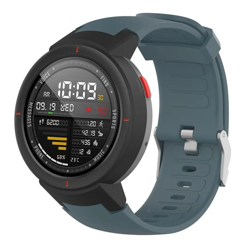 Браслет на ремне для Xiaomi Huami Amazfit Verge спортивные силиконовые часы смарт-часы модные носимые аксессуары