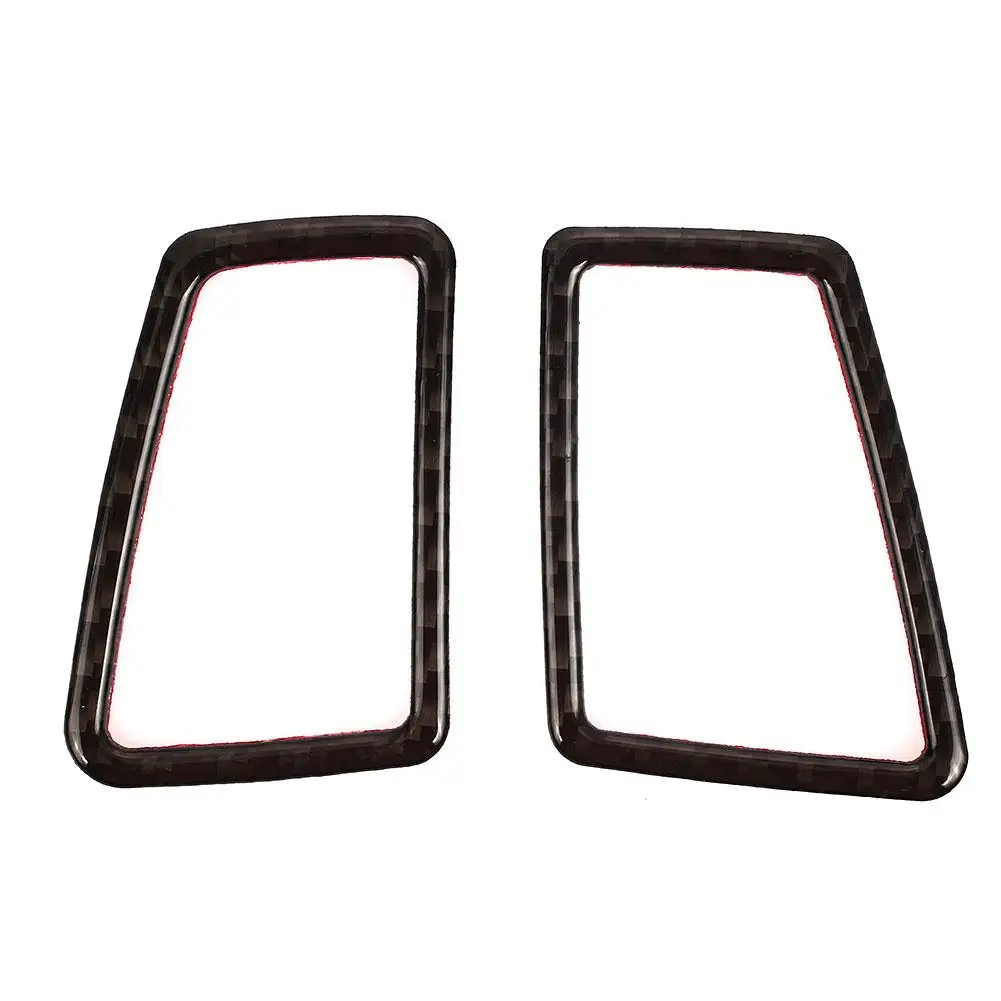 1 пара углеродного волокна вентиляционное отверстие розетки накладка Наклейки