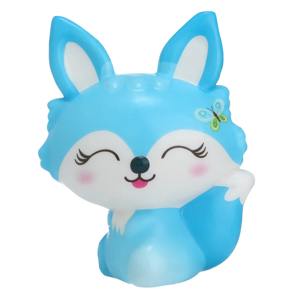 Squishies новинка игрушки Kawaii лиса медленно поднимающийся крем Ароматические игрушки для снятия стресса Подарки Забавные игрушки juguetes antiestres# S20