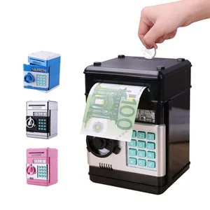 Электронная Копилка-сейф для детских монет, банкомат, подарок на день рождения для детей