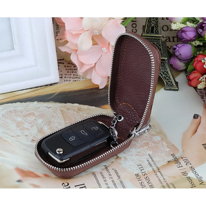 

New Arrival Alligator Mini Men Car Key Wallets Fashion Black/Coffee Color Male Car Key Case Top Quality Men's Purse Wallet