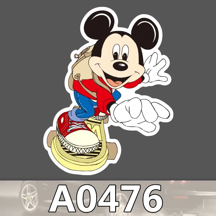 Стикер с рисунком Минни и Микки милый Водонепроницаемый Чемоданчик для ноутбука