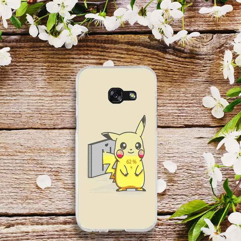 Pictute 8 Мультяшные Покемоны Пикачу Go PokeBall Мягкий мобильный чехол для телефона для Samsung Galaxy A3 A5 A7 J1 J2 J3 J4 J6 J5 J7 J8 - Цвет: Pictute 8