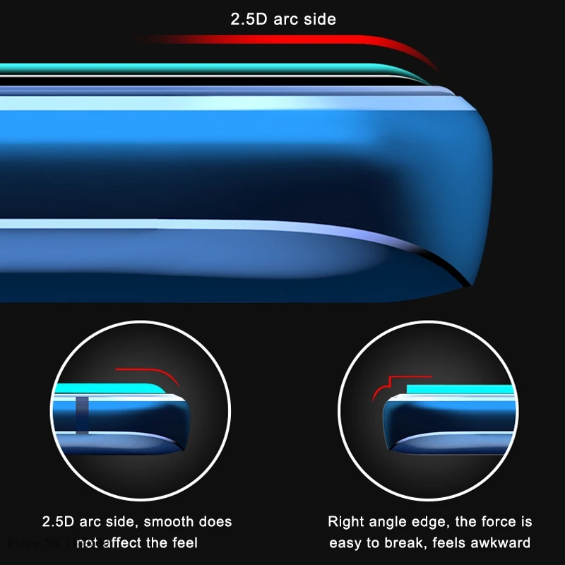 Закаленное стекло экрана для Huawei P30 Pro P20 Lite Honor 10 8 9 8X 8C защитное полное